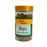 Pooja Paath Premium Dry Sticks Jar - Mogra Mogra Dhoop 30min 110 GRM DRY DHOOP Jar Pack